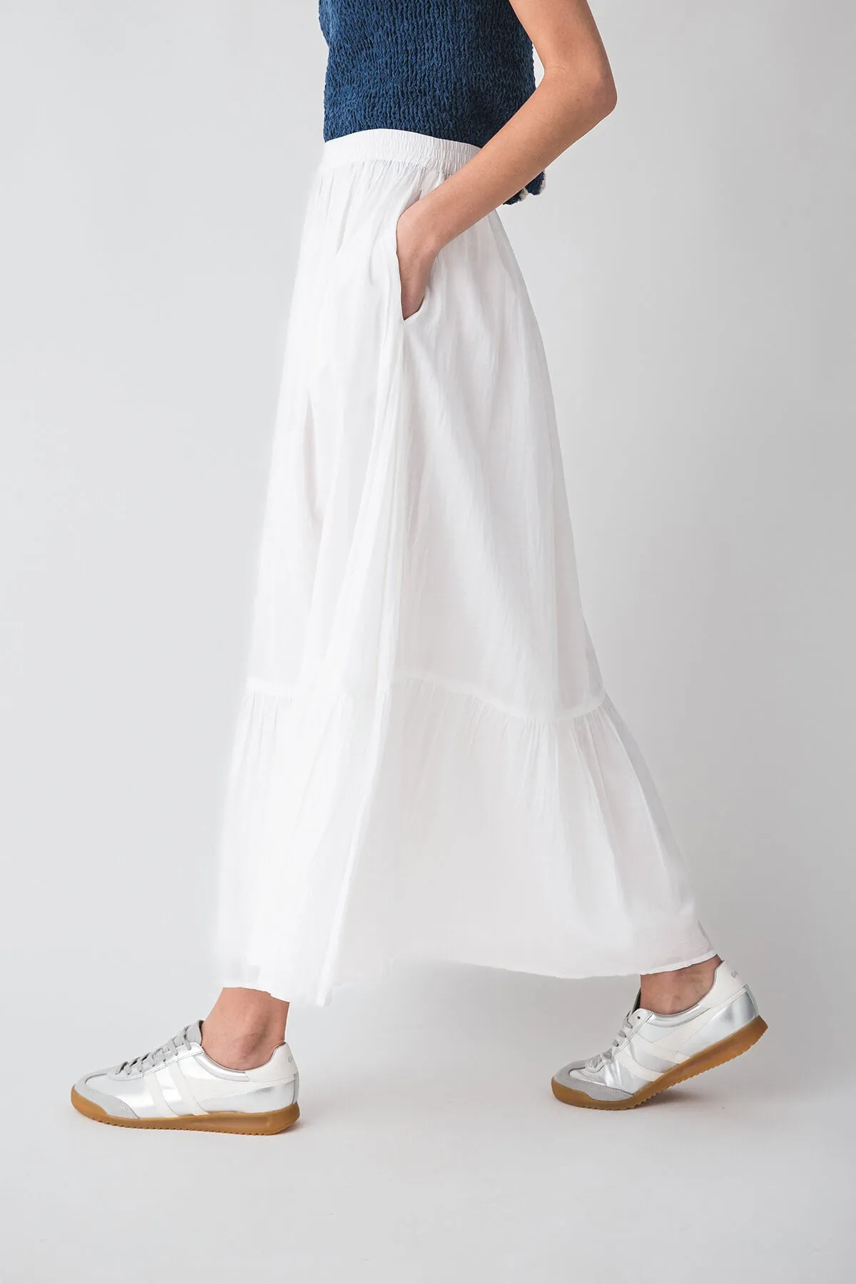 Elan Tiered Maxi Skirt