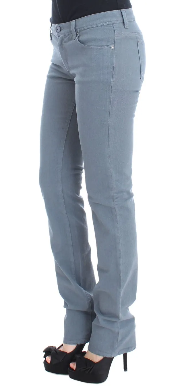 Ermanno Scervino  Cotton Blend Slim Fit Bootcut Women's Jeans