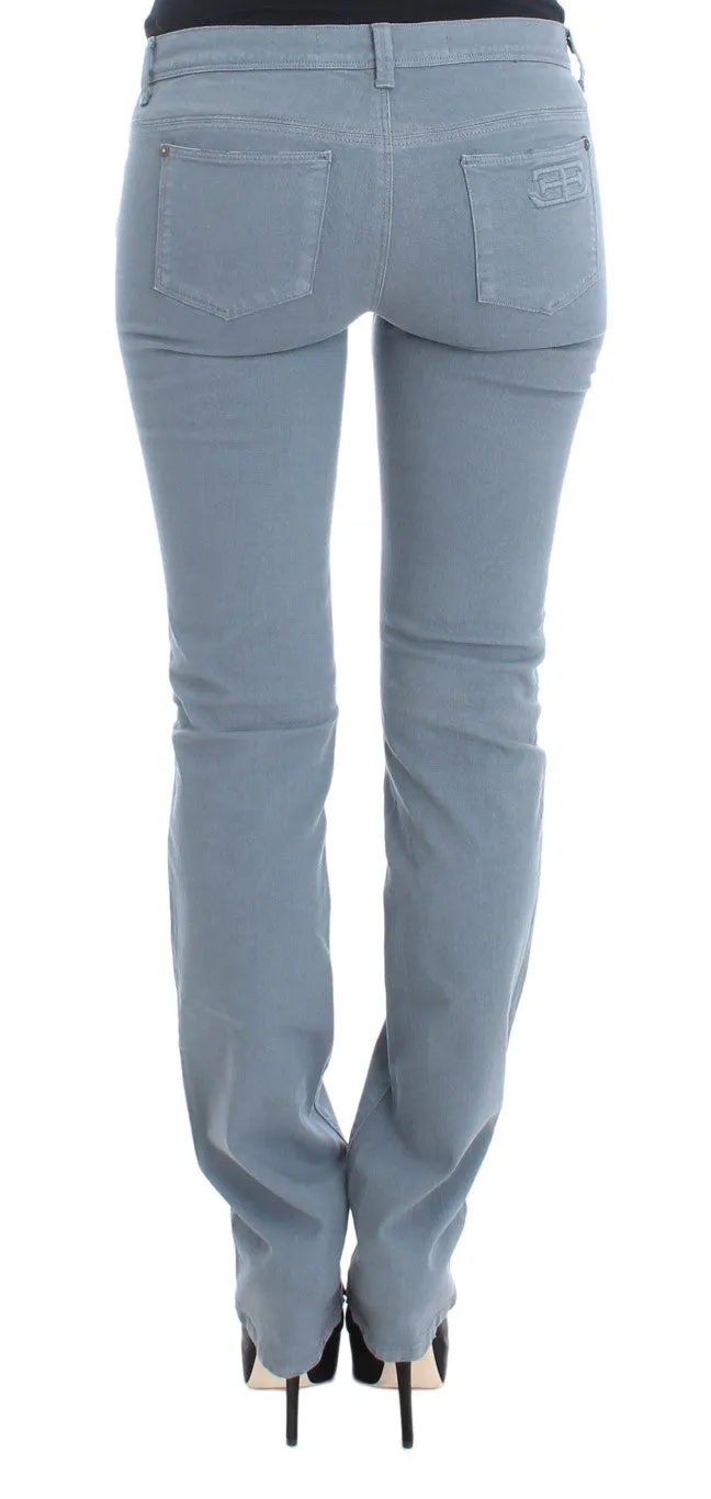 Ermanno Scervino  Cotton Blend Slim Fit Bootcut Women's Jeans