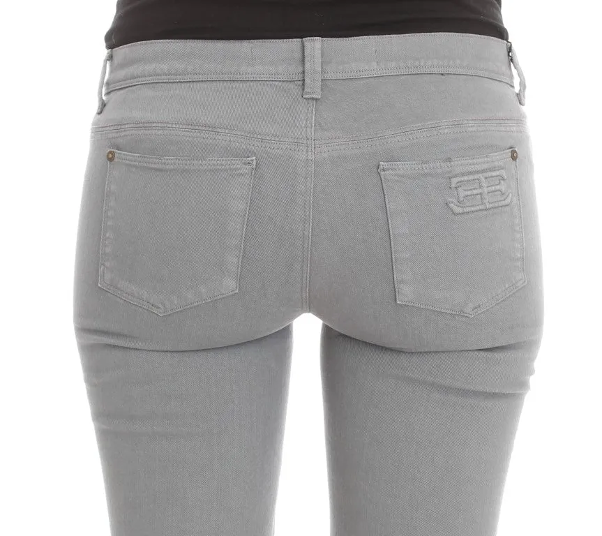 Ermanno Scervino  Cotton Blend Slim Fit Bootcut Women's Jeans