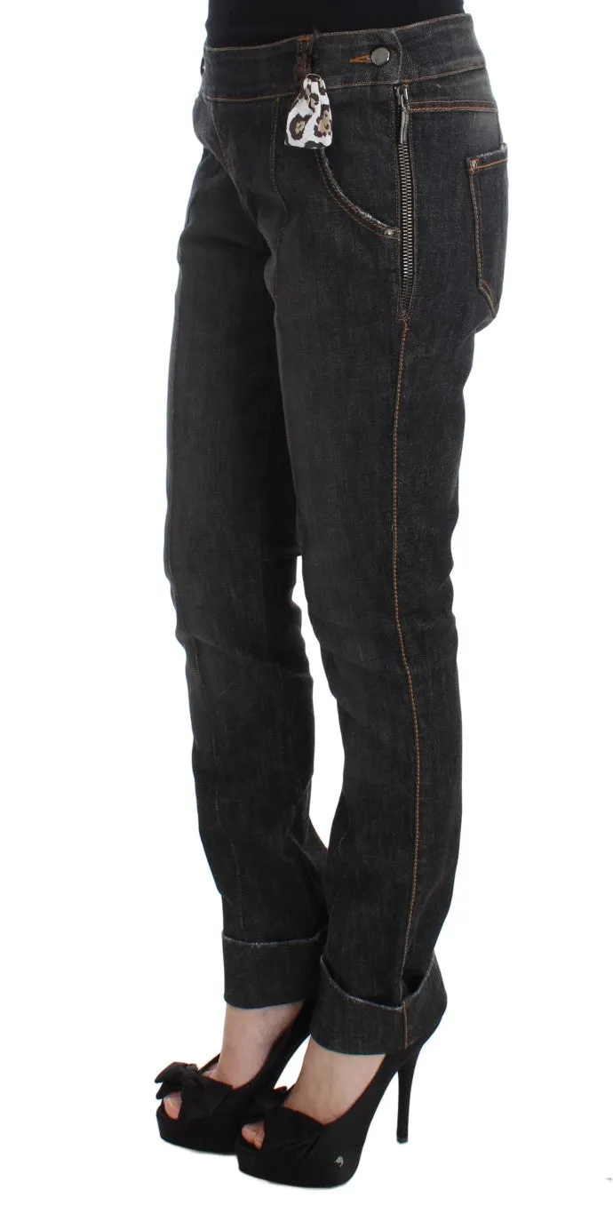 Ermanno Scervino  Cotton Slim Fit blue Women's Jeans