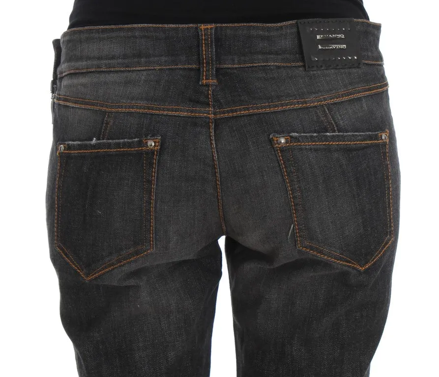 Ermanno Scervino  Cotton Slim Fit blue Women's Jeans