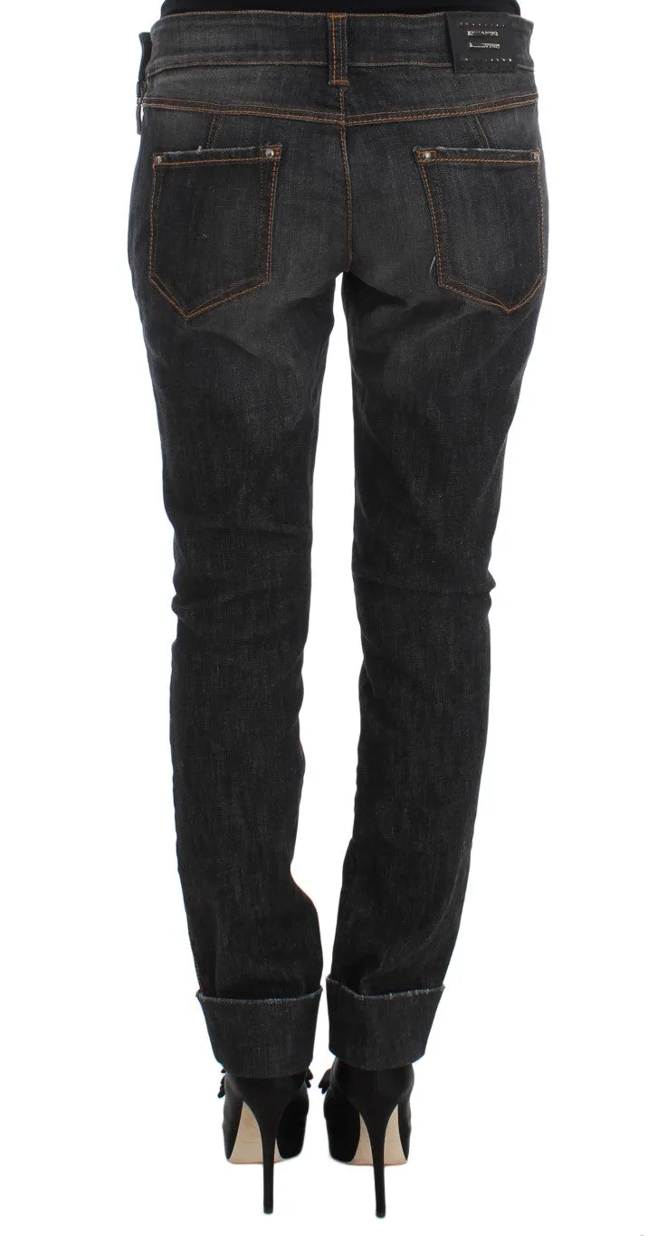 Ermanno Scervino  Cotton Slim Fit blue Women's Jeans
