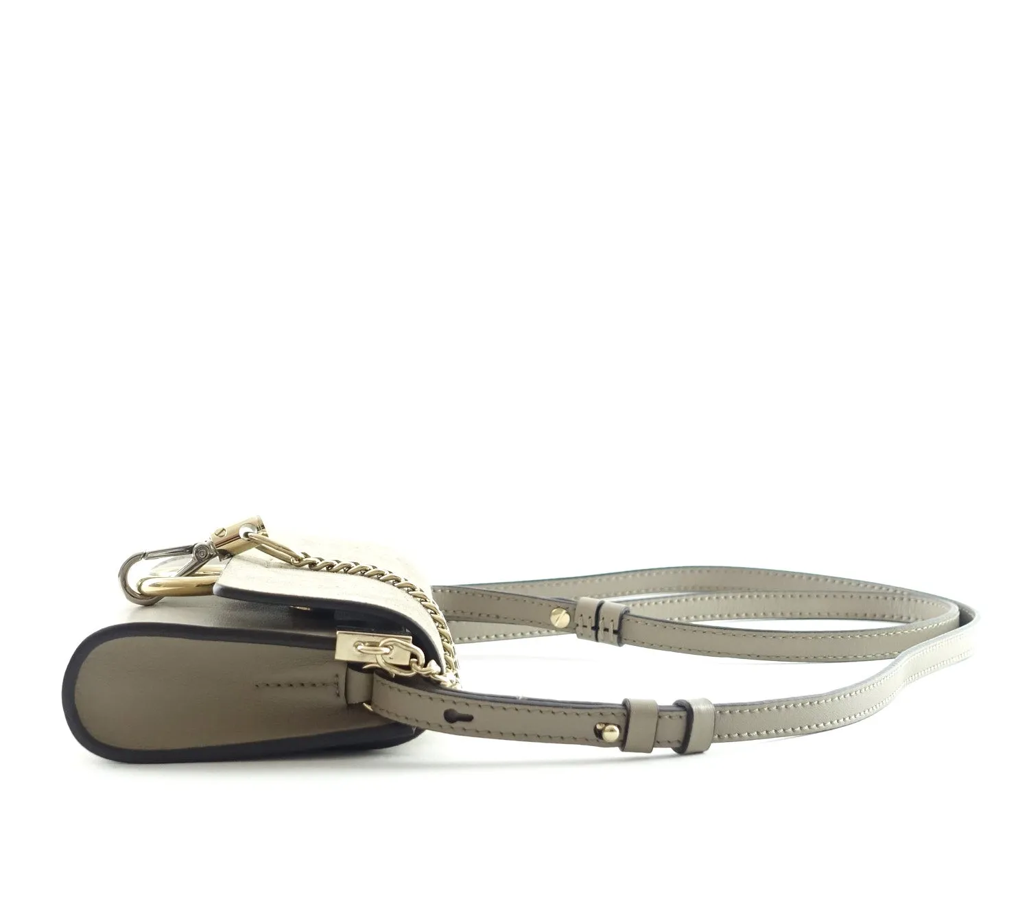 Faye Leather and Suede Mini Shoulder Bag Bags_Chloé