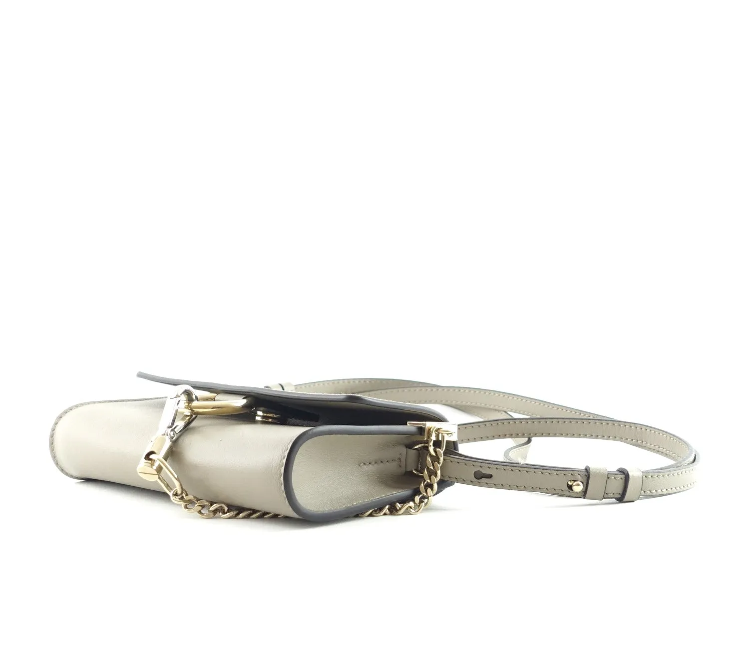 Faye Leather and Suede Mini Shoulder Bag Bags_Chloé