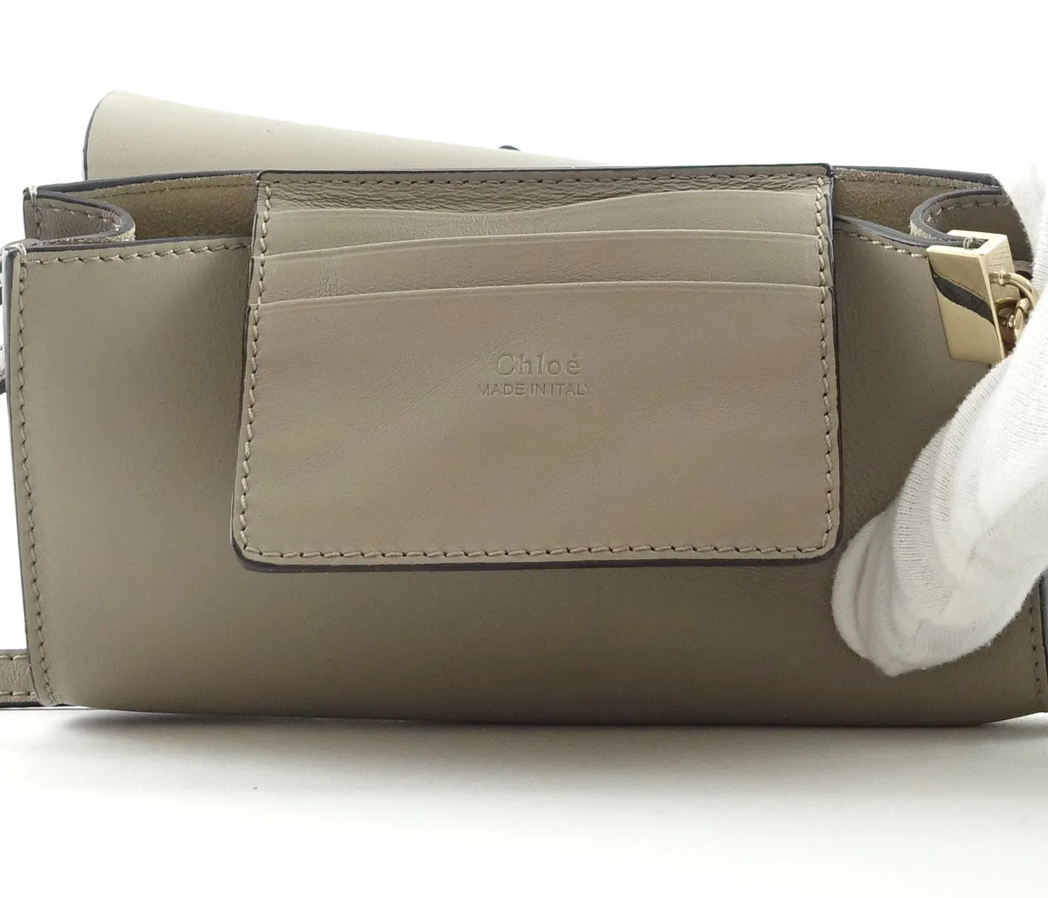 Faye Leather and Suede Mini Shoulder Bag Bags_Chloé