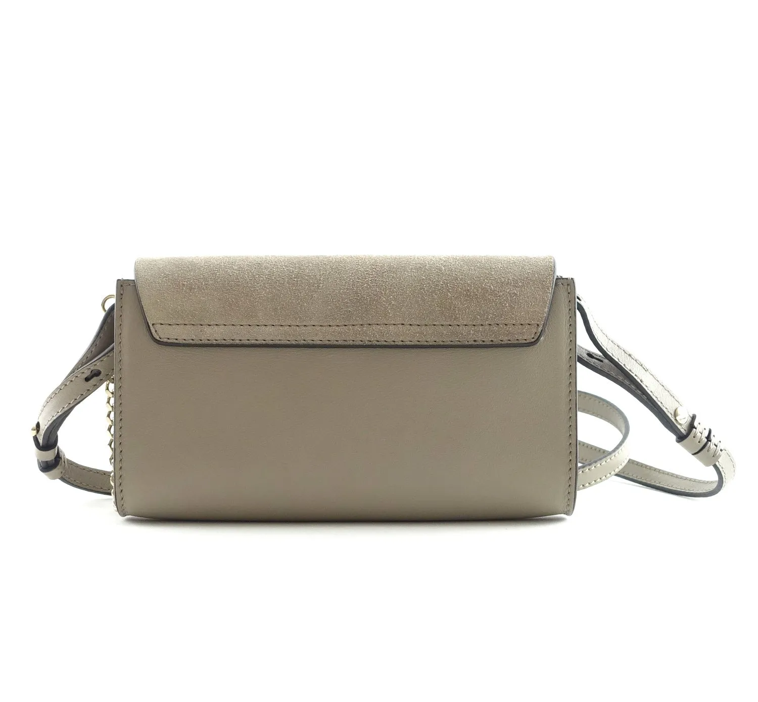 Faye Leather and Suede Mini Shoulder Bag Bags_Chloé