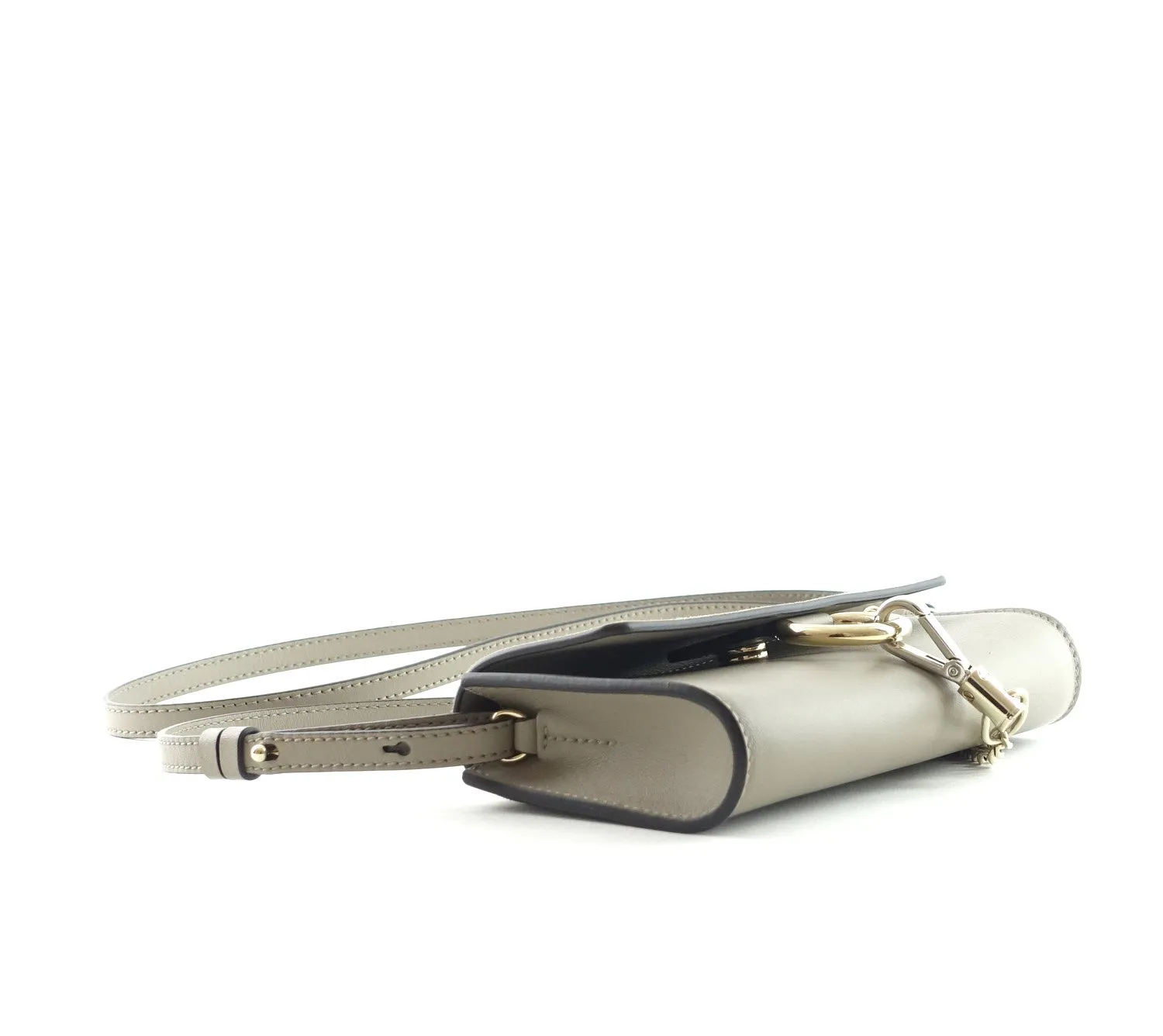 Faye Leather and Suede Mini Shoulder Bag Bags_Chloé