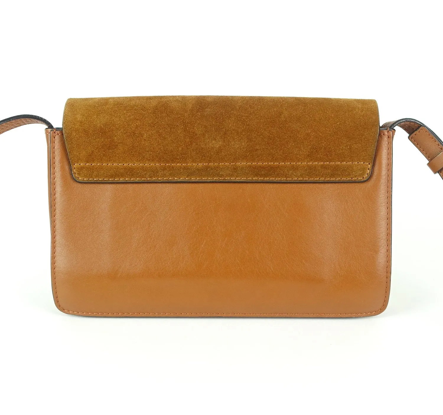 Faye Leather and Suede Small Shoulder Bag Bags_Chloé