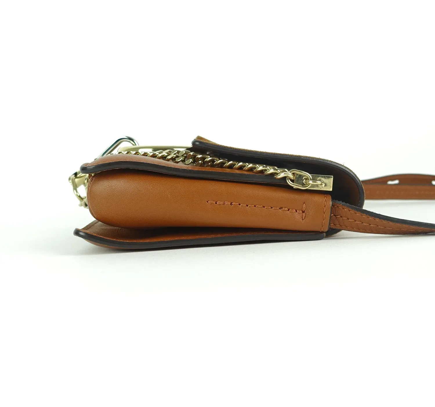 Faye Leather and Suede Small Shoulder Bag Bags_Chloé