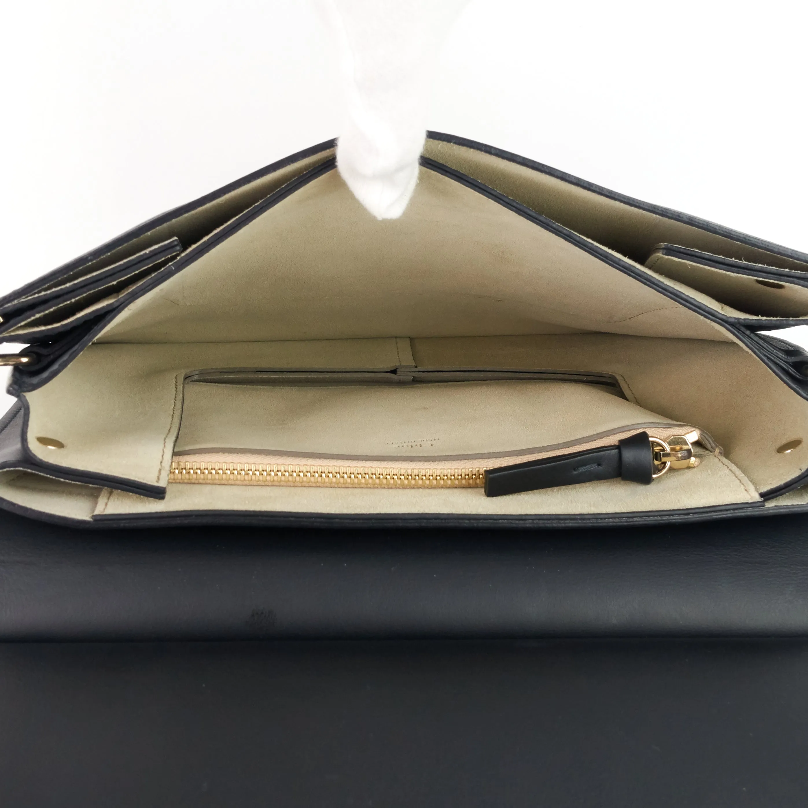 Faye Medium Leather and Suede Bag Bags_Chloé