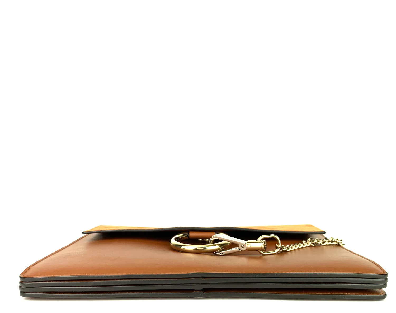 Faye Medium Leather and Suede Bag Bags_Chloé