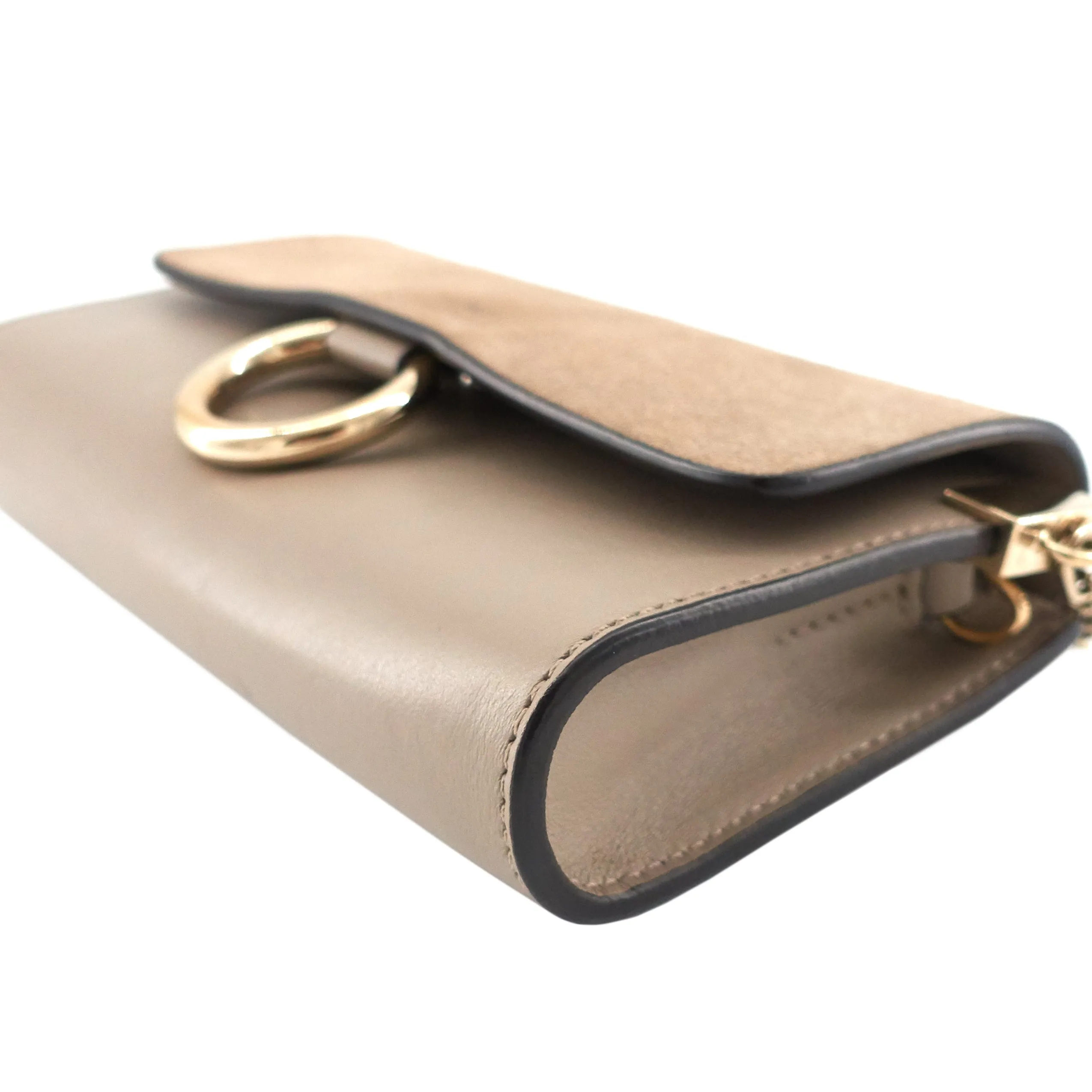 Faye Mini Leather and Suede Bag Bags_Chloé