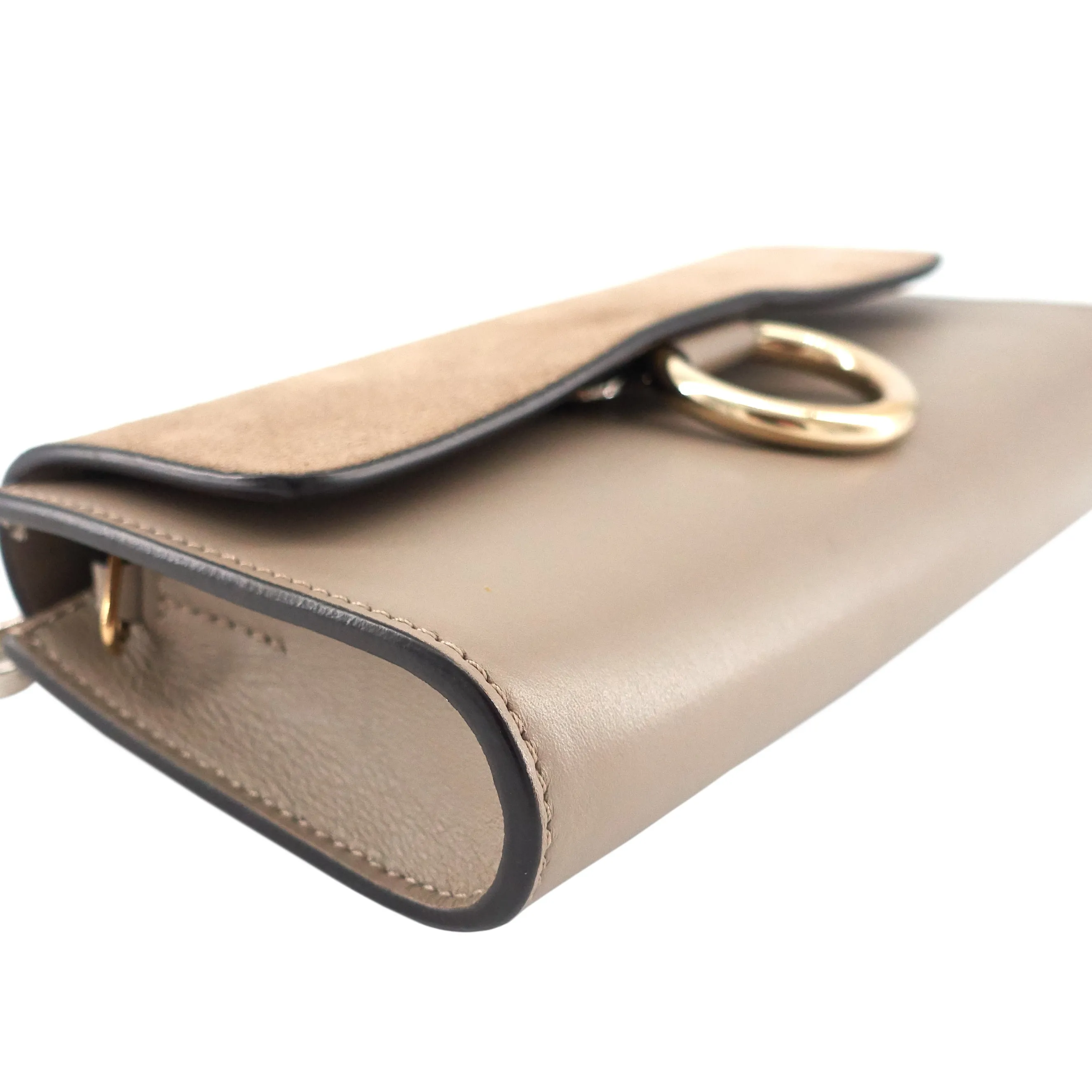 Faye Mini Leather and Suede Bag Bags_Chloé
