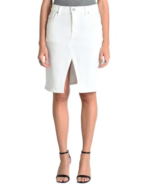 Fidelity Denim Regal White Skirt