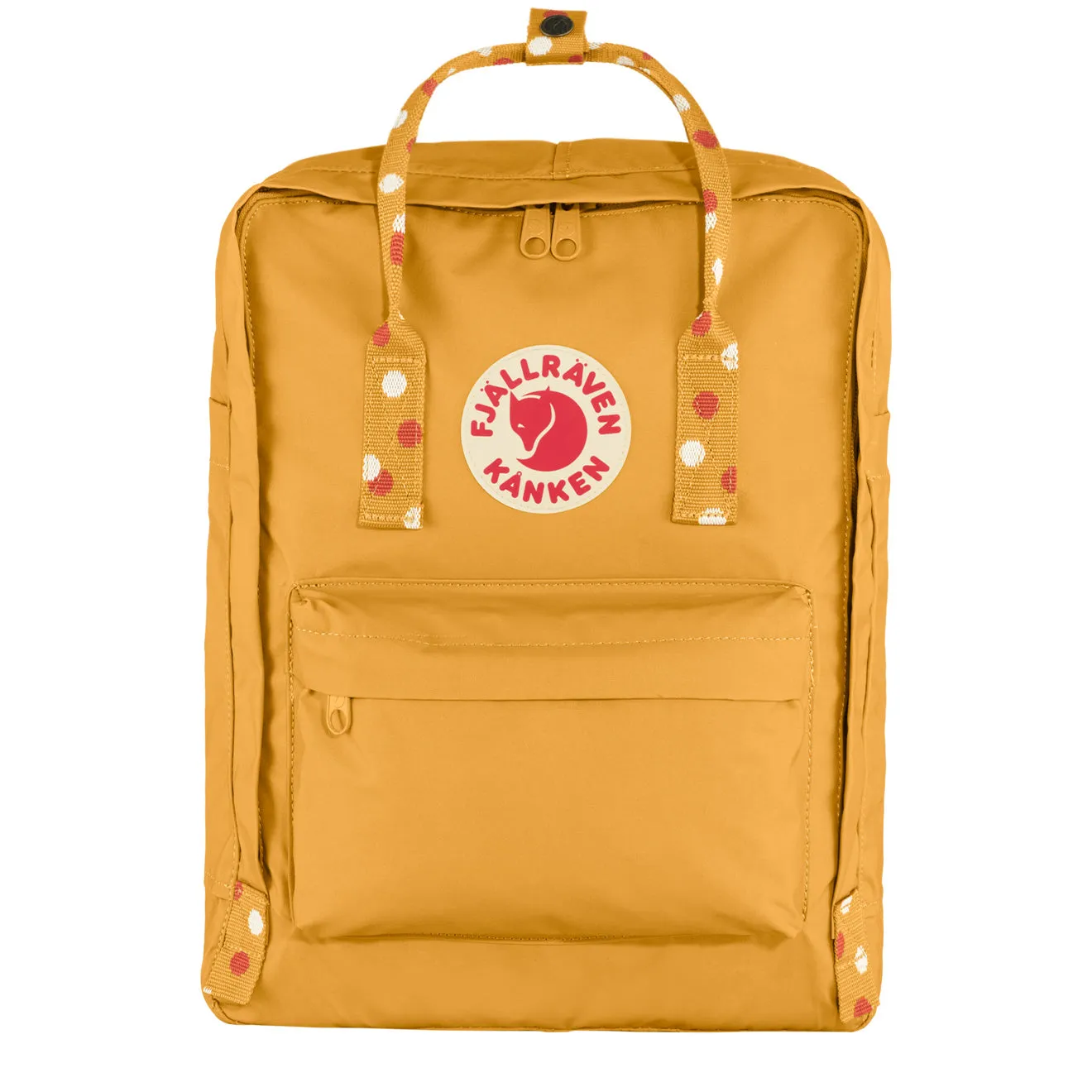 Fjallraven Kanken Classic Backpack Ochre / Confetti Pattern Bags Fjallraven Kanken Bags