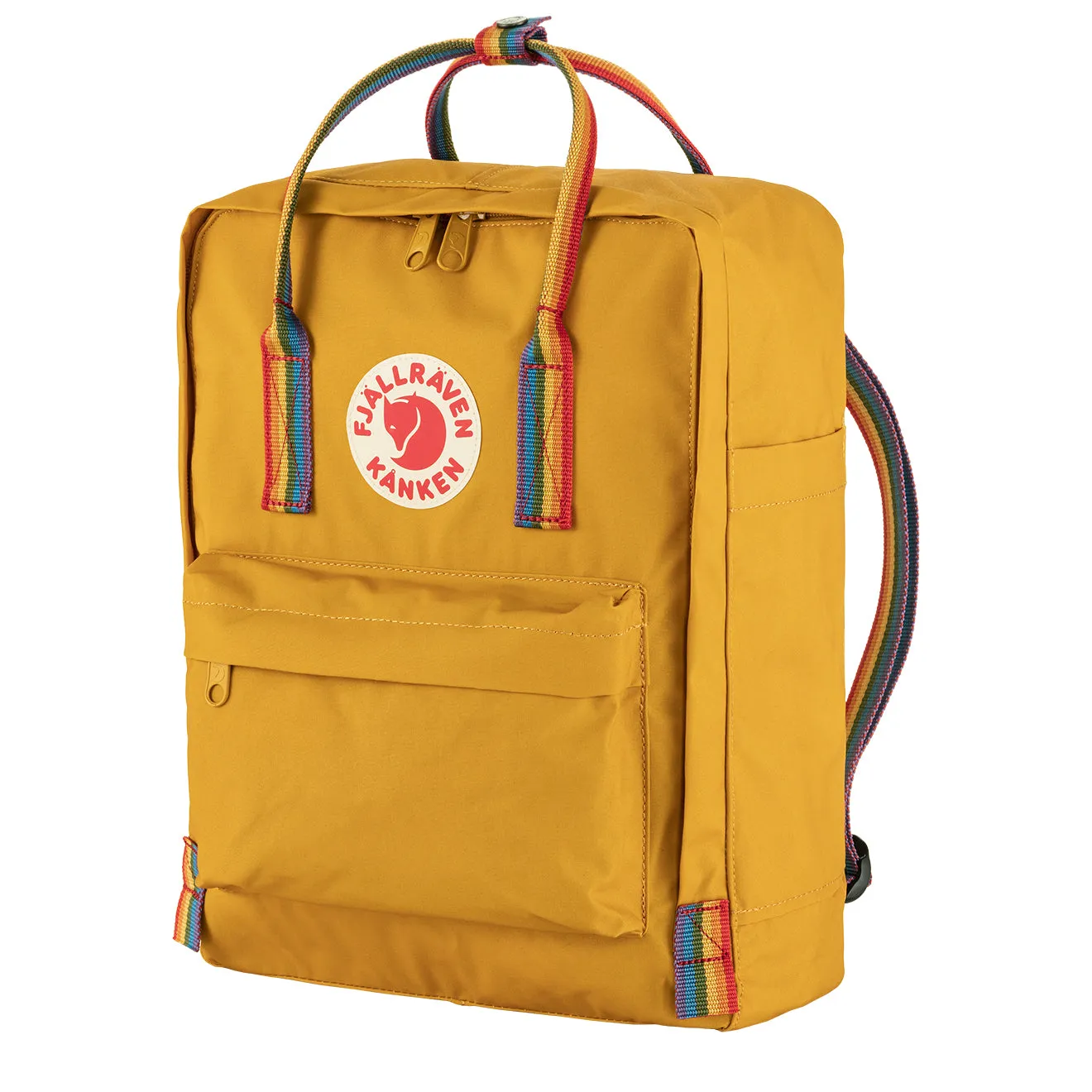 Fjallraven Kanken Rainbow Classic Backpack Ochre / Rainbow Bags Fjallraven Kanken Bags
