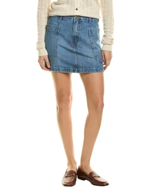 FRAME Denim Cargo Mini Skirt