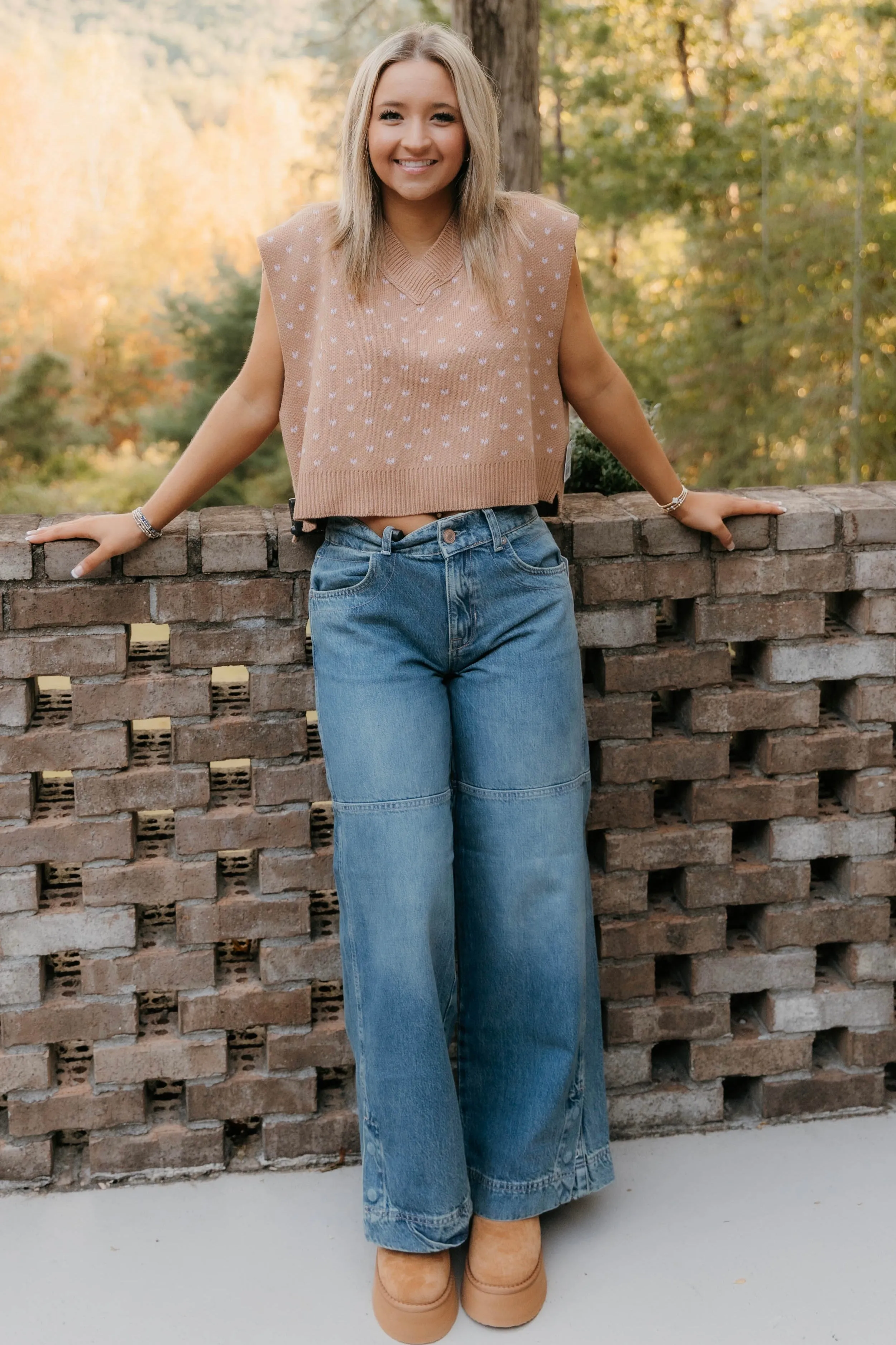 Free People Benji Relaxed Wide-Leg Jeans