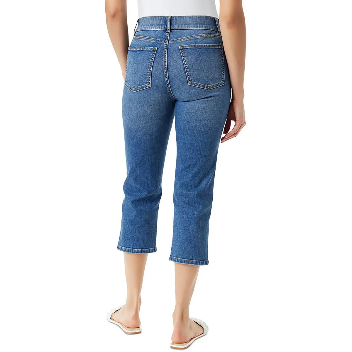 Gloria Vanderbilt Womens Denim Slimming Capri Jeans