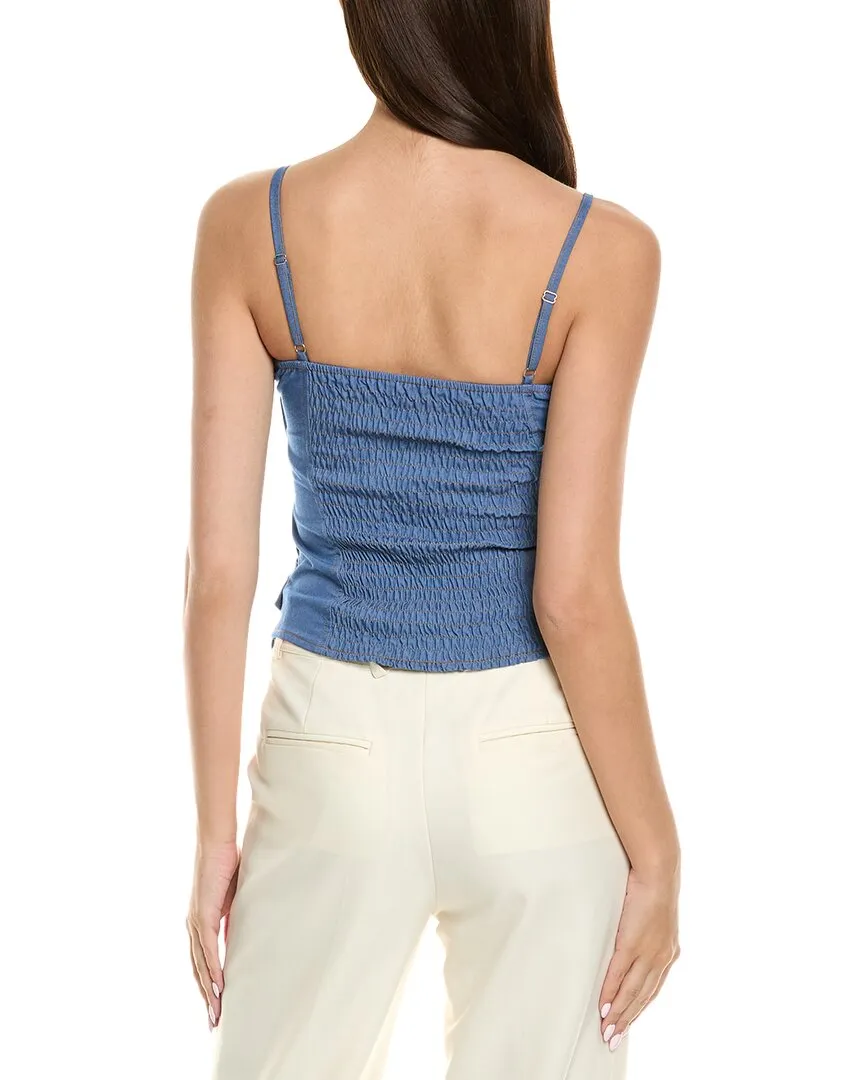 Gracia Bow Front Bustier Top