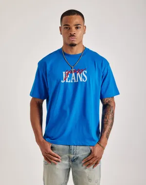 Guess Embroidered Jeans Logo Tee