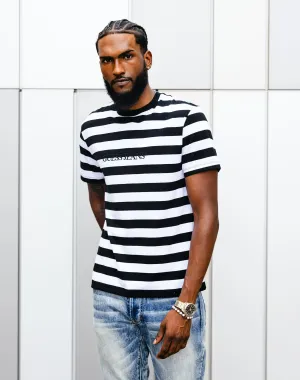 Guess Striped Logo Tee