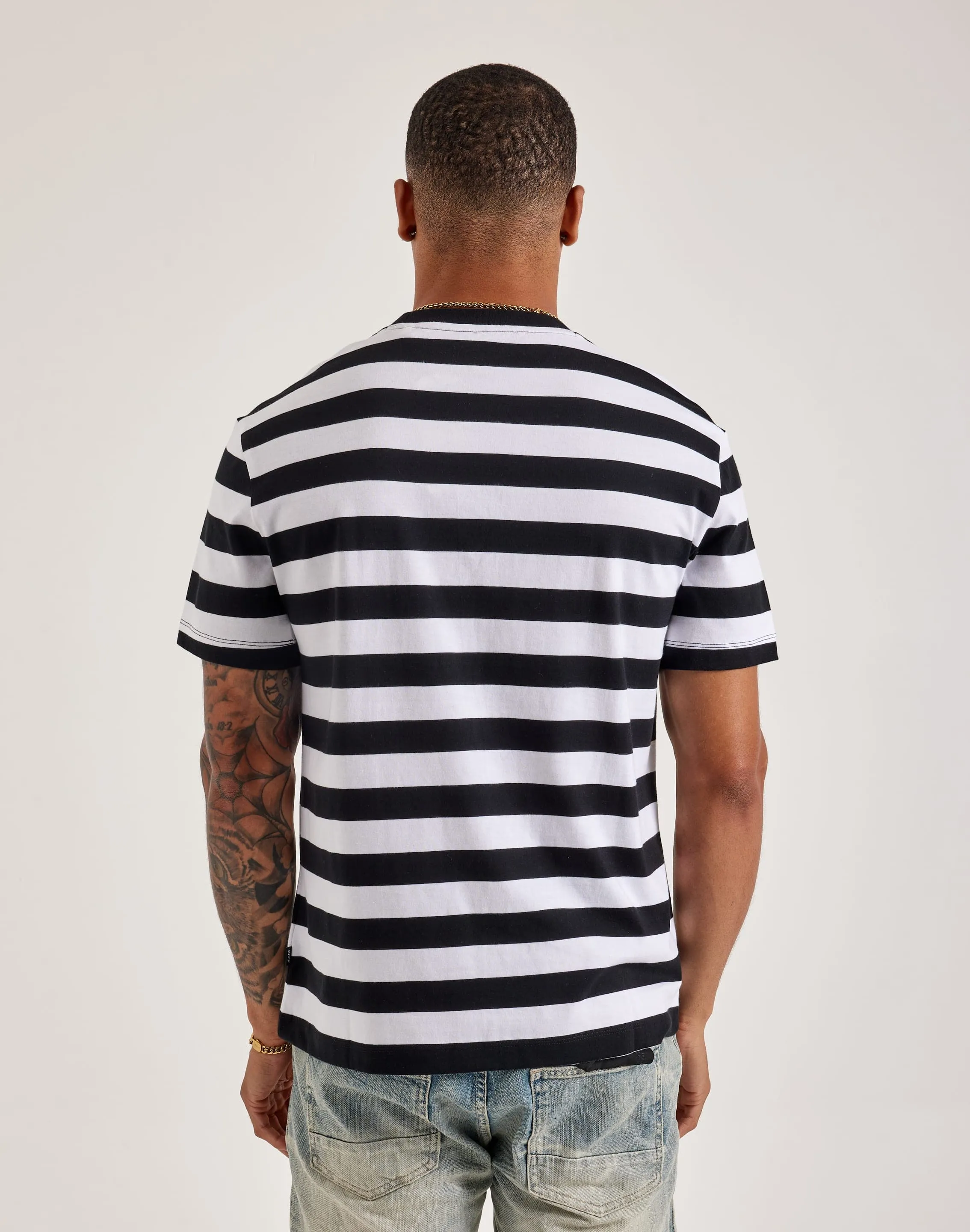 Guess Striped Logo Tee
