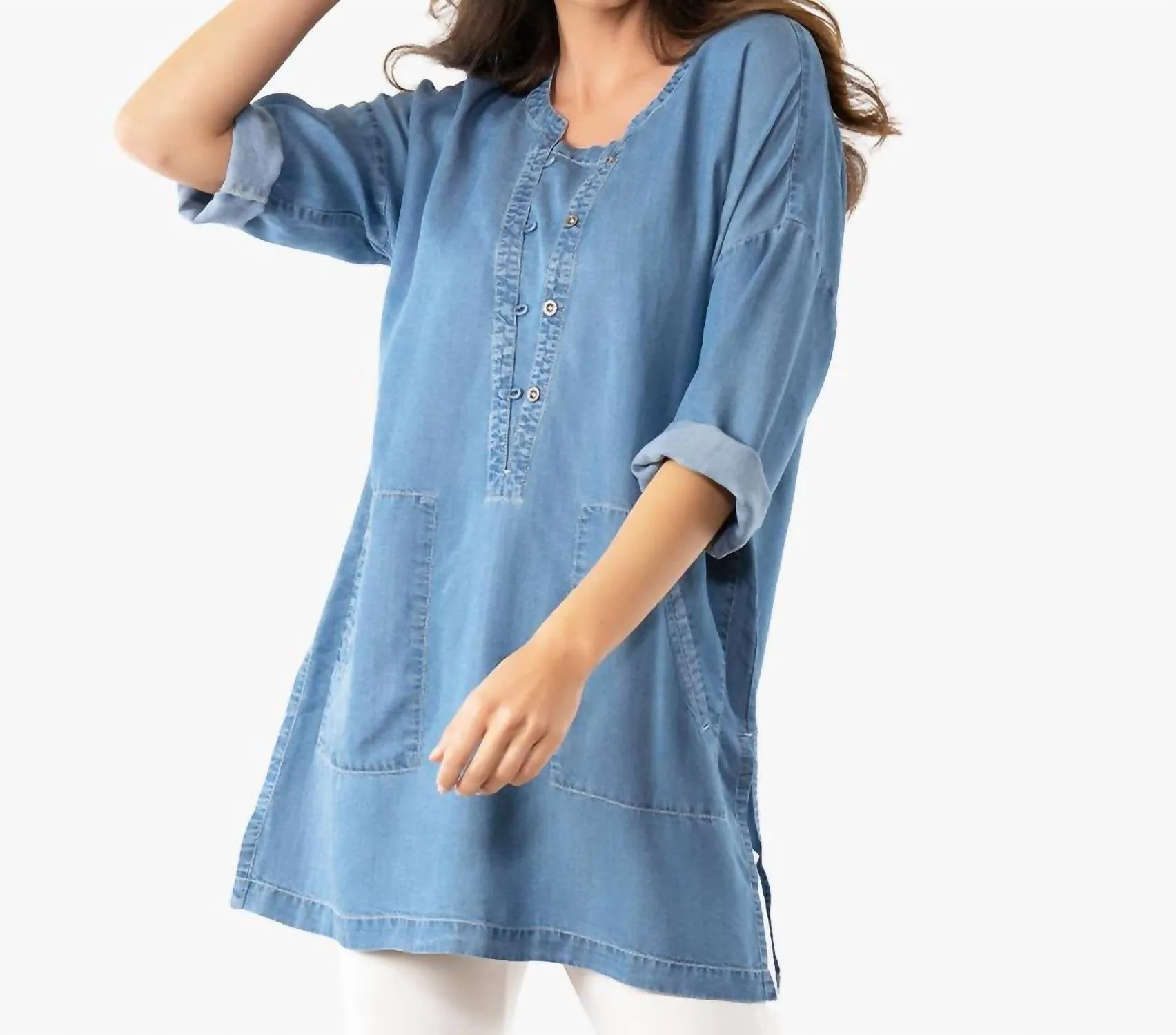 Heatwave Tunic In Medium Wash
