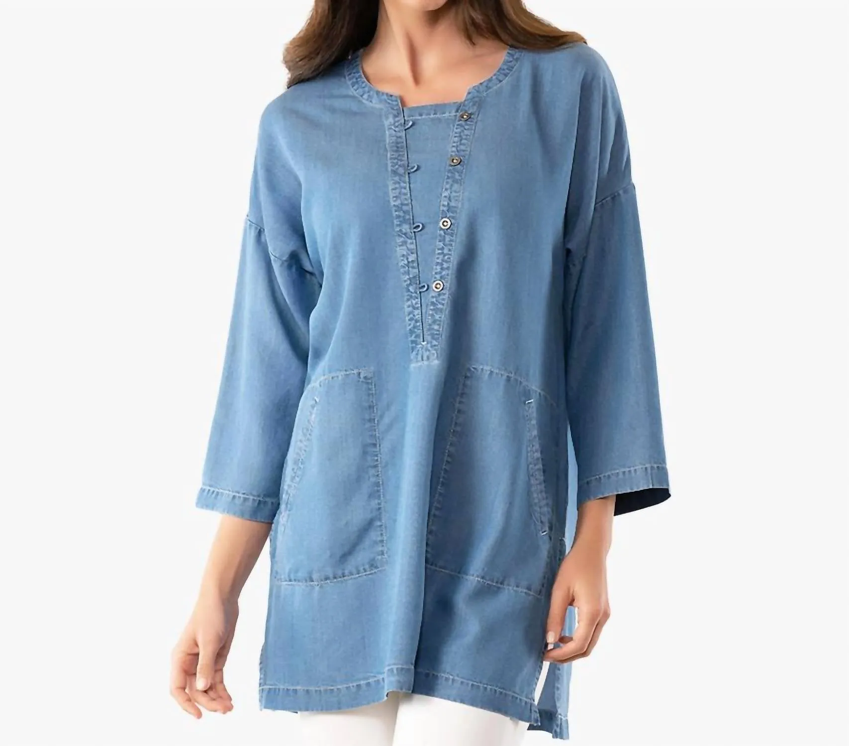 Heatwave Tunic In Medium Wash
