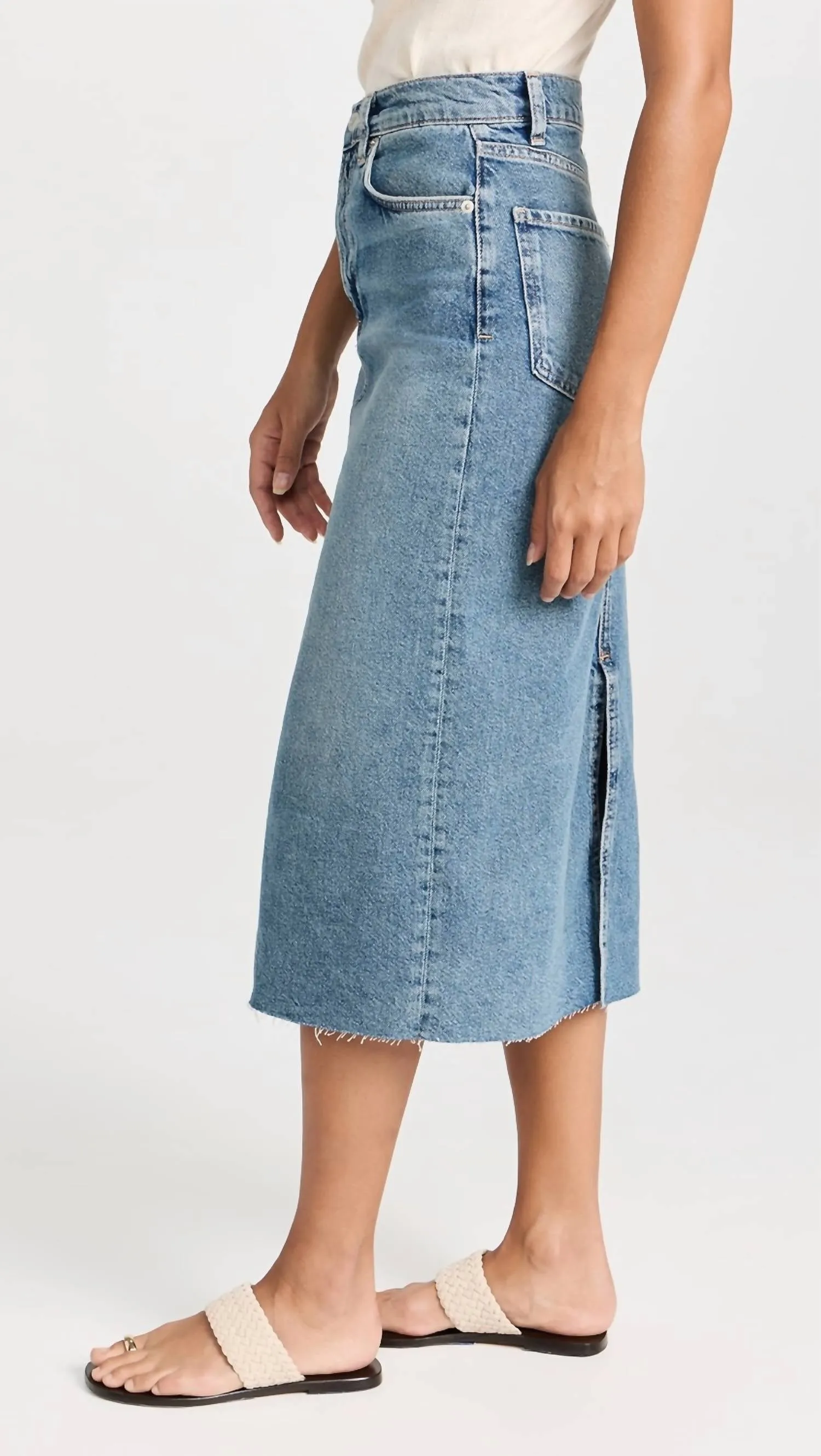 Highland Skirt In Vintage Sapphire