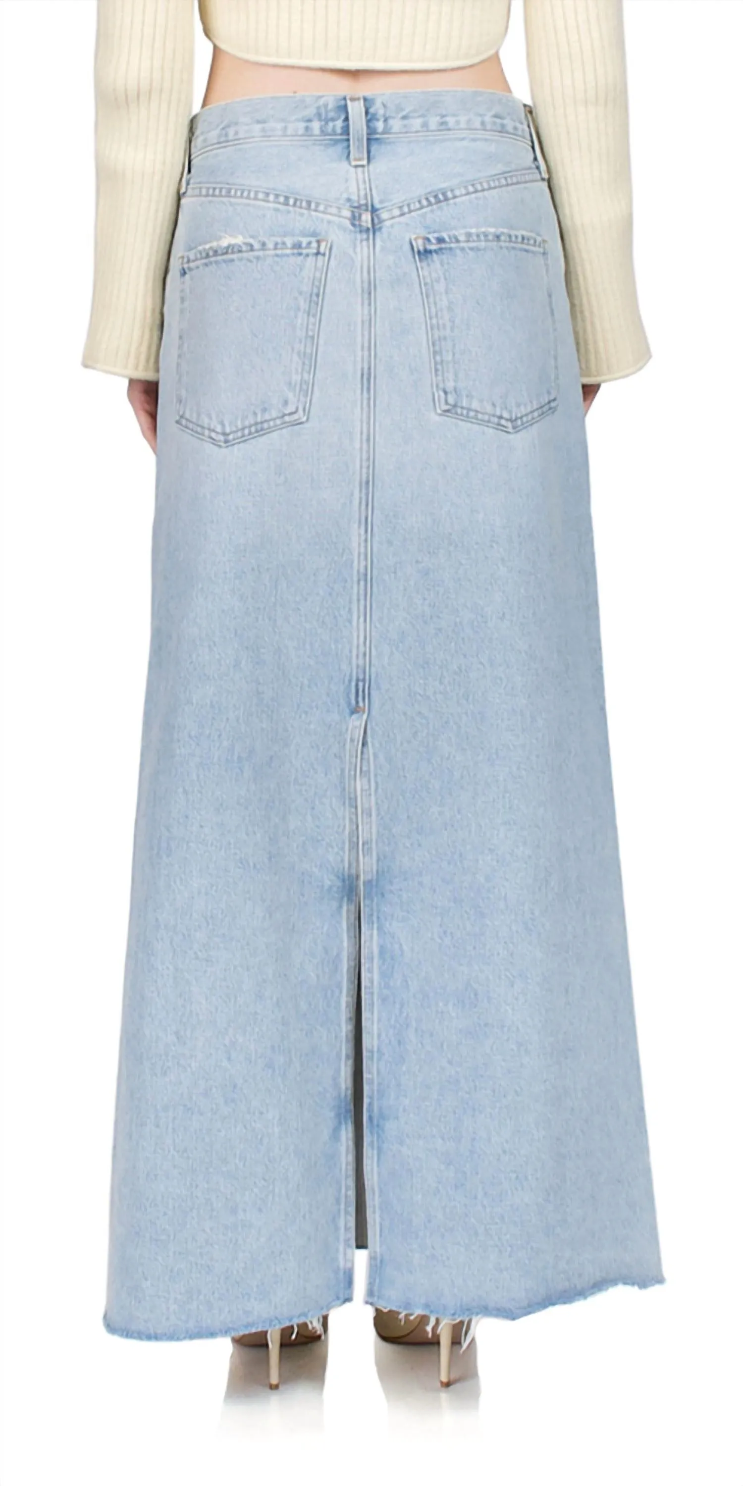 Hilla Denim Skirt In Practice