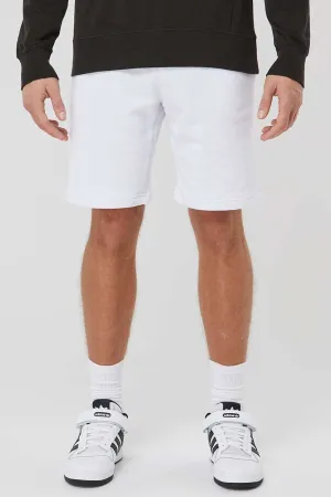 Independent Trading Company Mens Fleece Shorts w/ Pockets - White