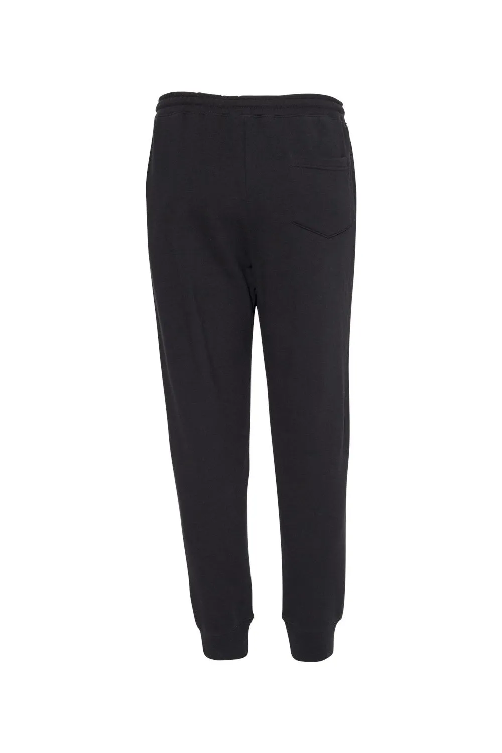 Independent Trading Company Mens Fleece Sweatpants w/ Pockets - Black