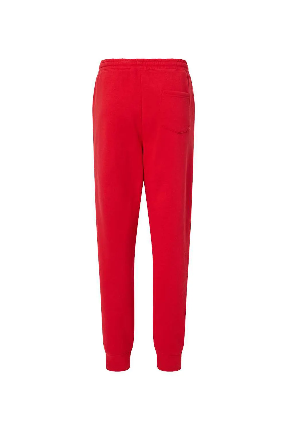 Independent Trading Company Mens Fleece Sweatpants w/ Pockets - Red