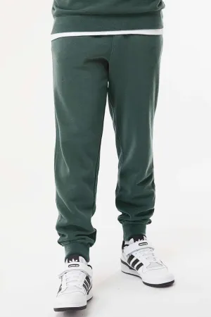 Independent Trading Company Mens Pigment Dyed Fleece Sweatpants w/ Pockets - Alpine Green