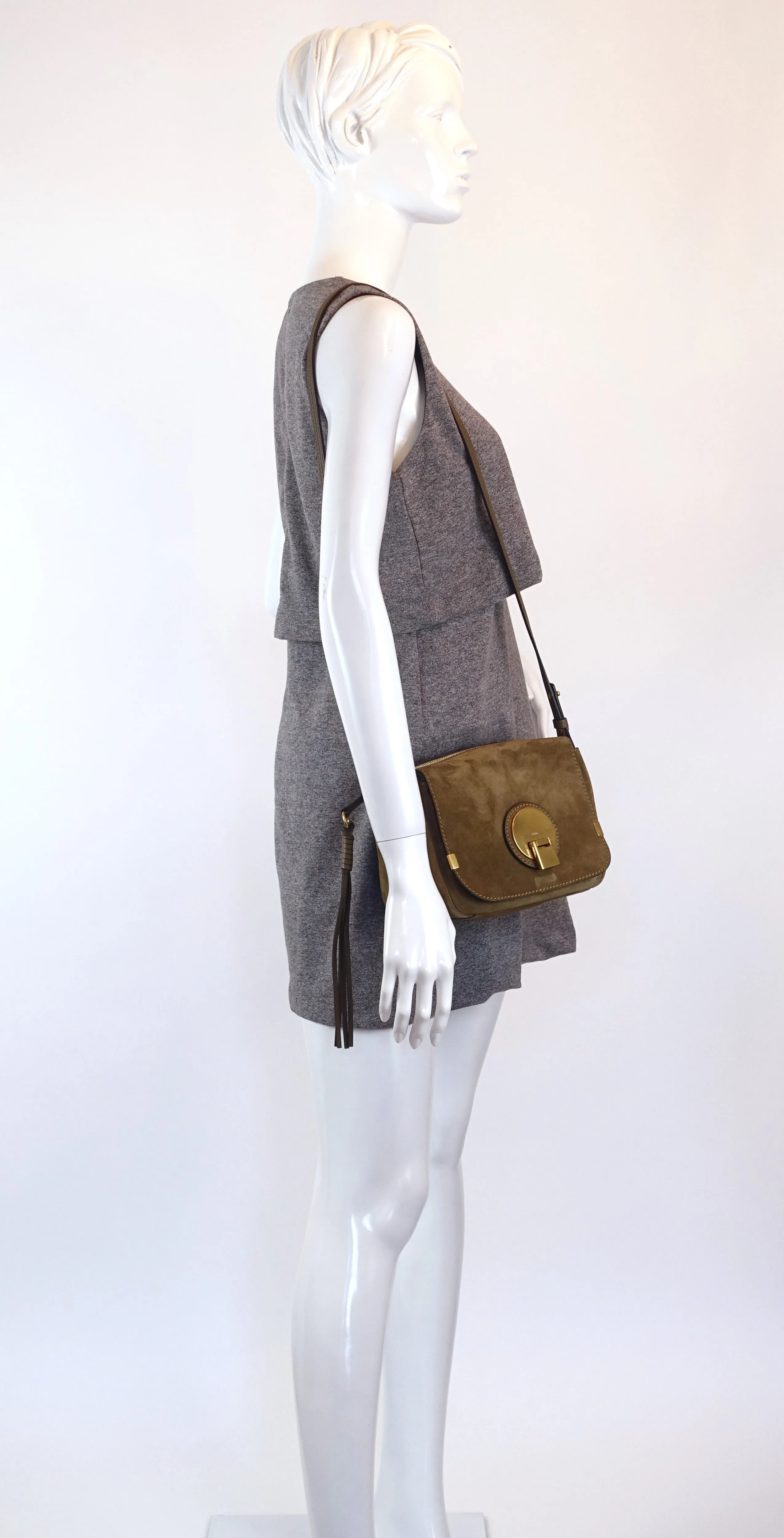 Indy Leather and Suede Camera Bag Bags_Chloé