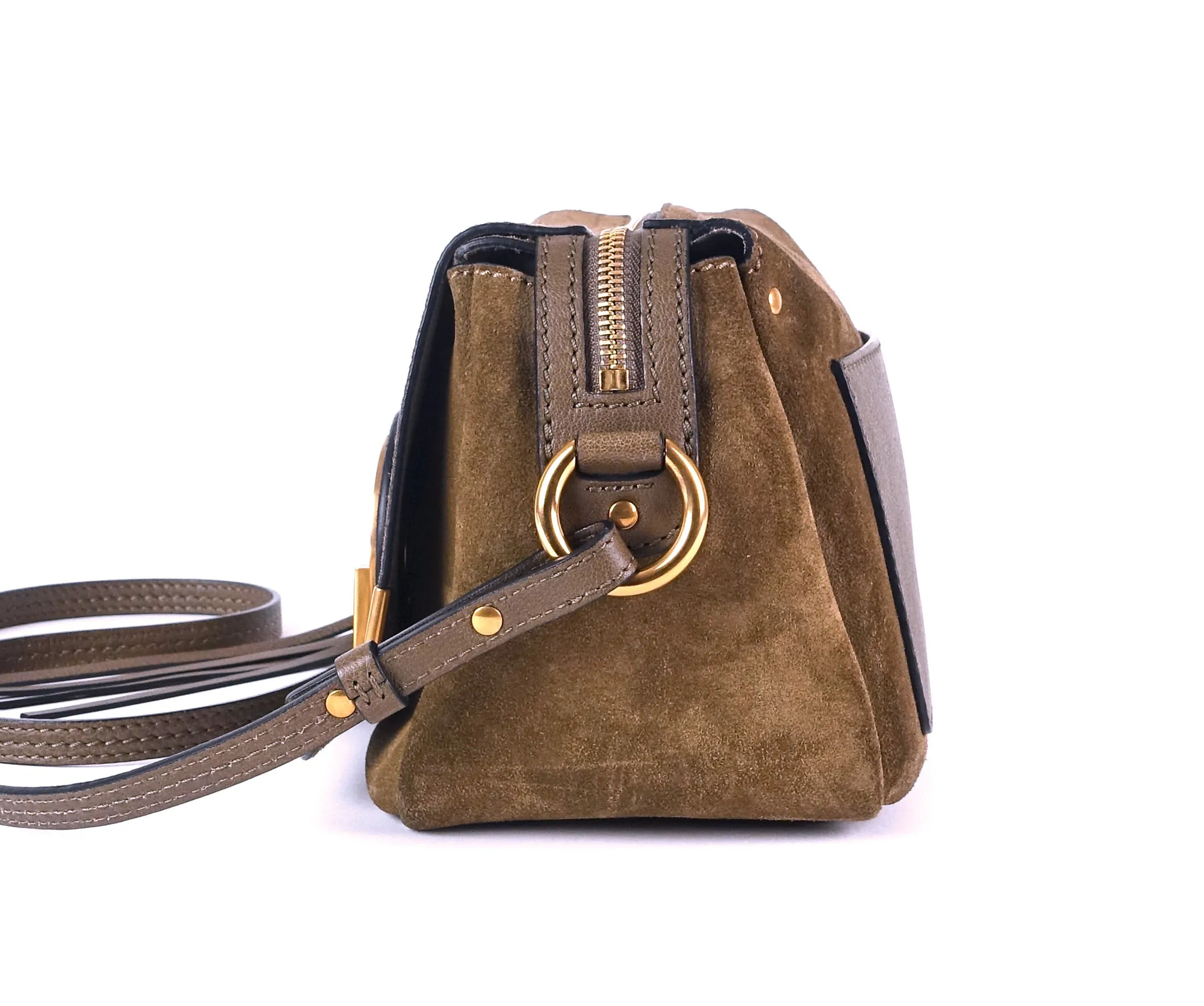 Indy Leather and Suede Camera Bag Bags_Chloé