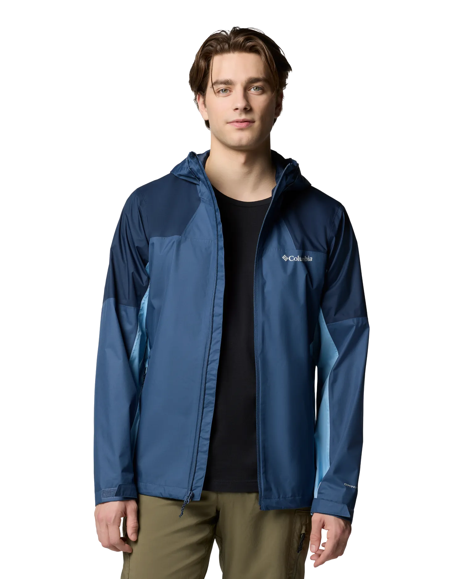 Inner Limits III Jacket in Dark Mountain, Collegiate Navy & Ripple Blue