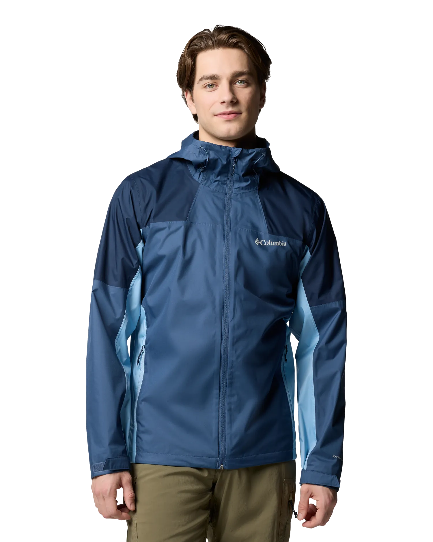 Inner Limits III Jacket in Dark Mountain, Collegiate Navy & Ripple Blue