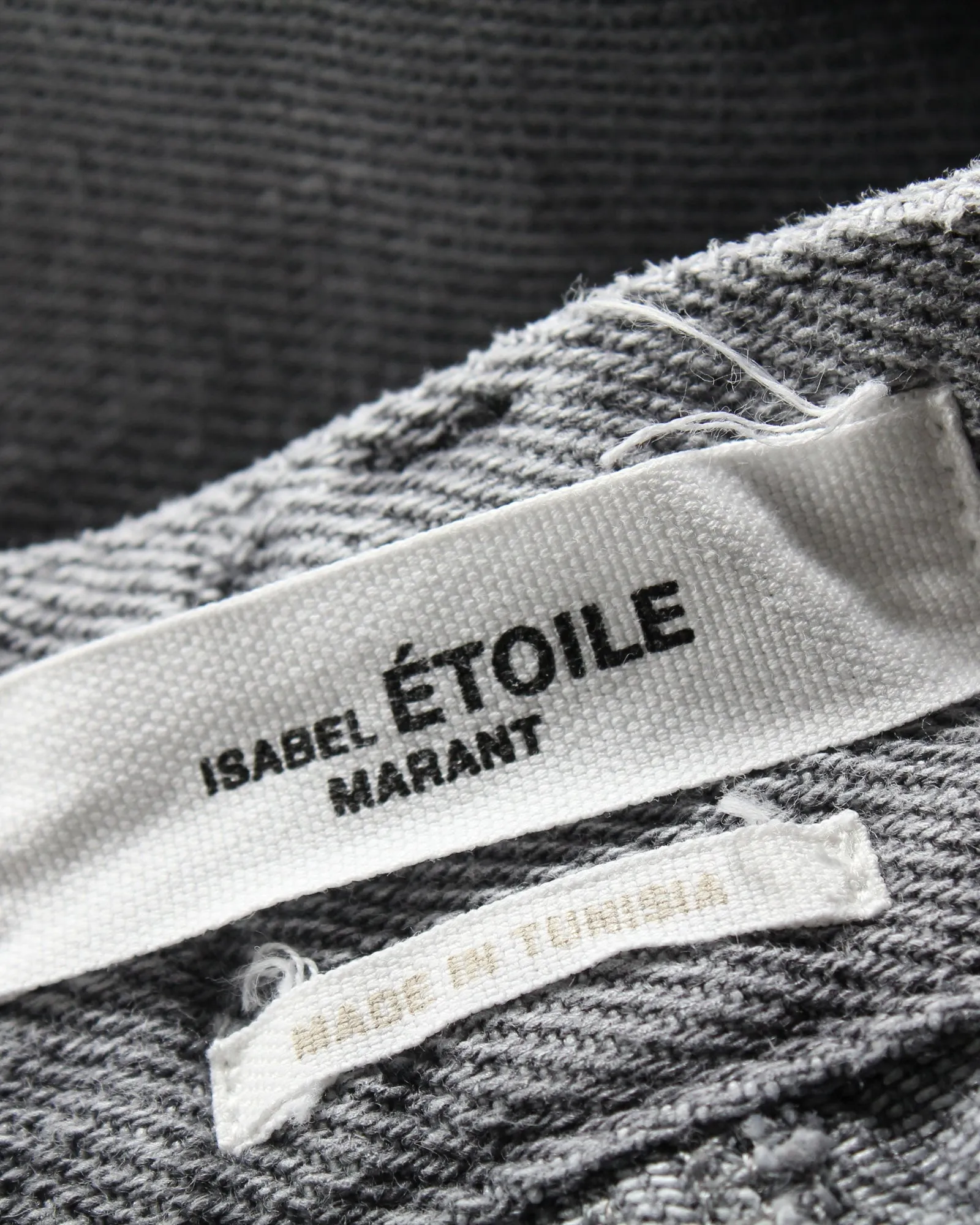 Isabel Marant Etoile Denim Midi Skirt in Grey Cotton