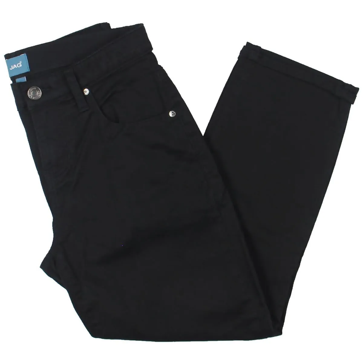 Jag Jeans Womens Cecilia Mid Rise Cuffed Capri Jeans