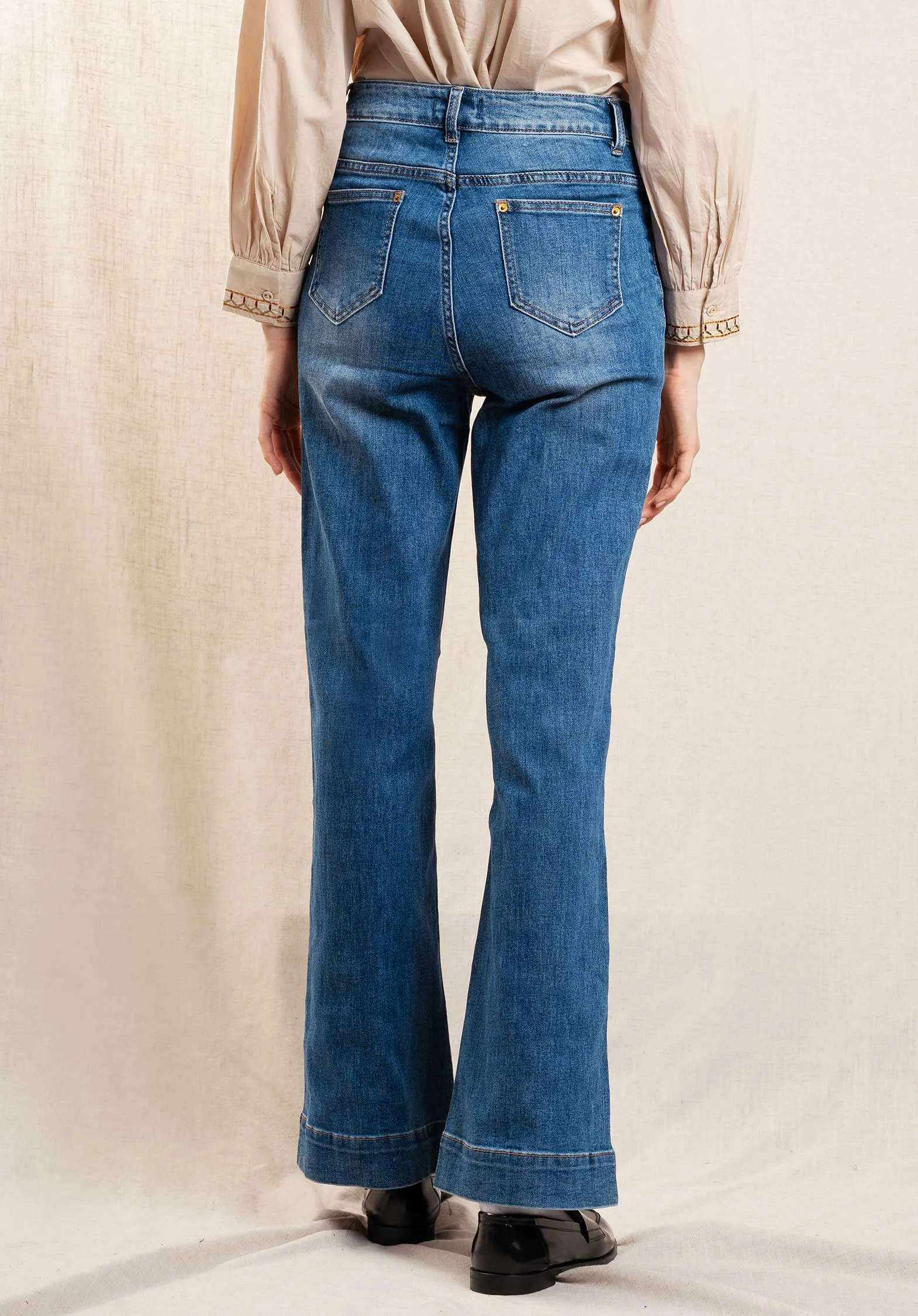 Jeans 123001 Mid-Bleu