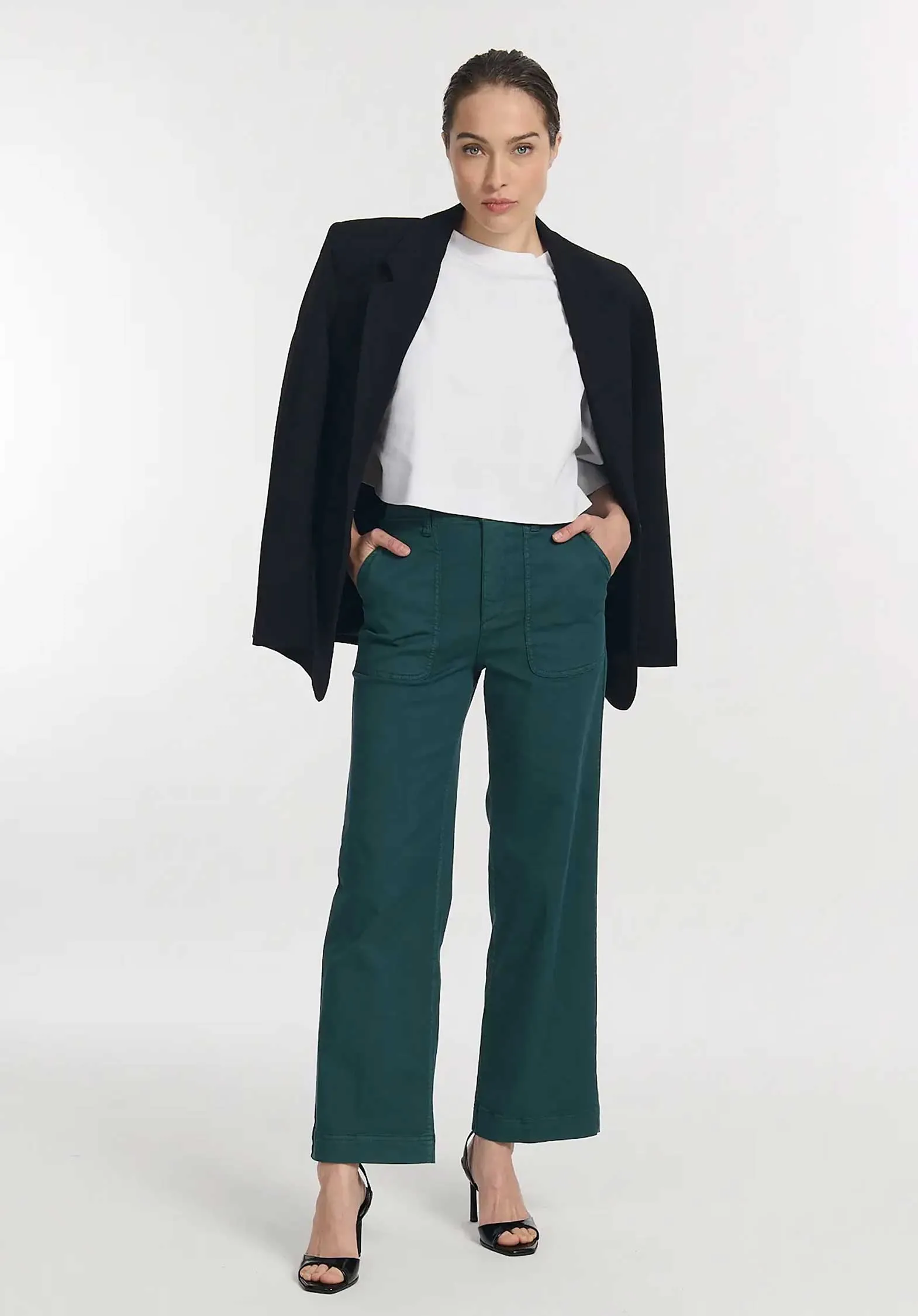 Jeans Po1116-251 Sunday Utility Moss