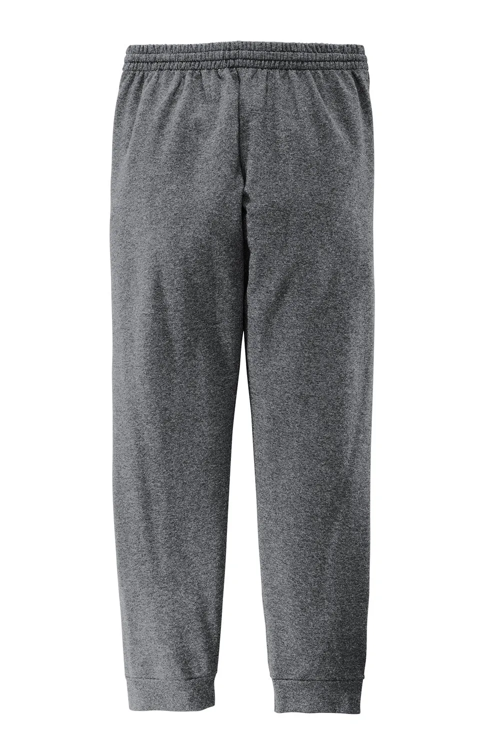 Jerzees Mens NuBlend Fleece Jogger Sweatpants w/ Pockets - Heather Grey/Charcoal Grey