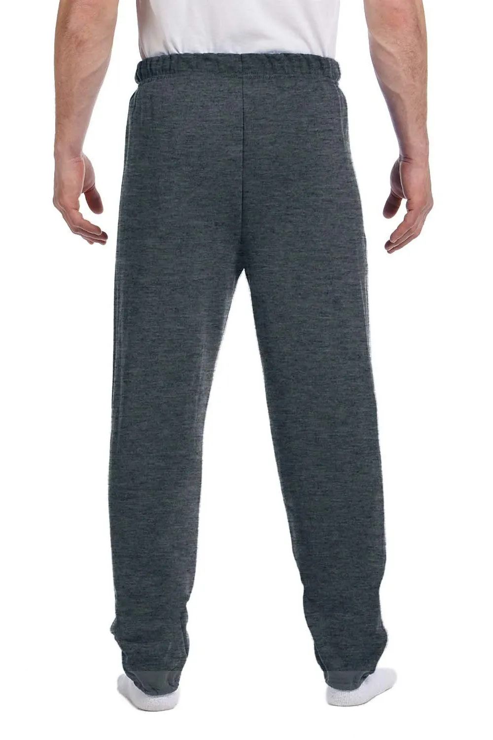 Jerzees Mens NuBlend Pill Resistant Fleece Sweatpants - Heather Black