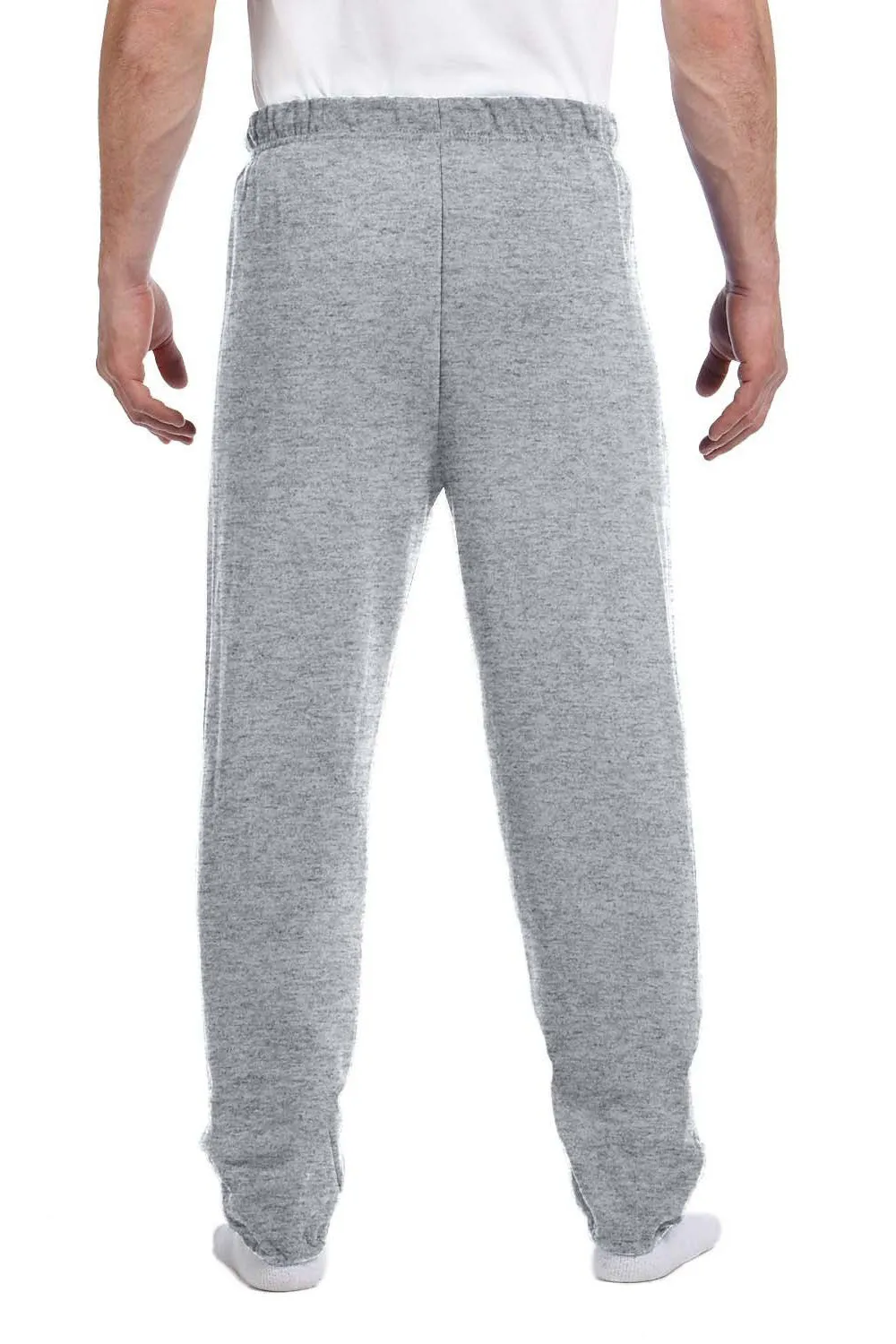 Jerzees Mens NuBlend Pill Resistant Fleece Sweatpants - Oxford Grey