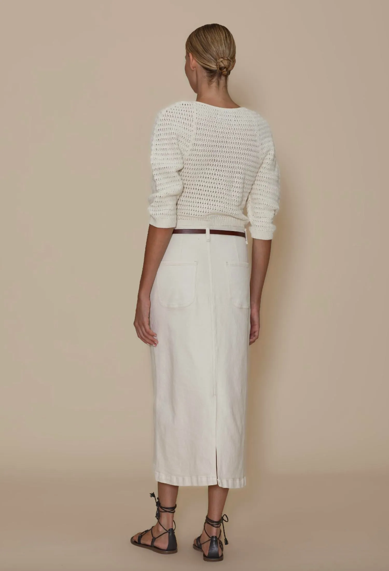 Jocelyn Skirt In Bone