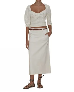 Jocelyn Skirt In Bone