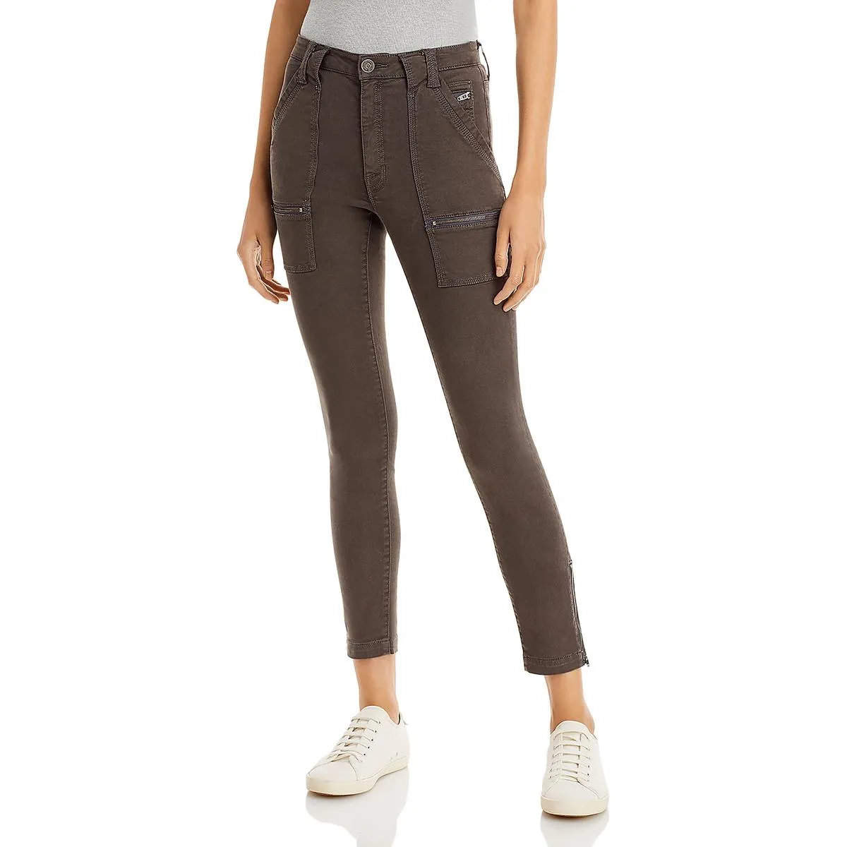Joie Womens High Rise Zipper Skinny Jeans